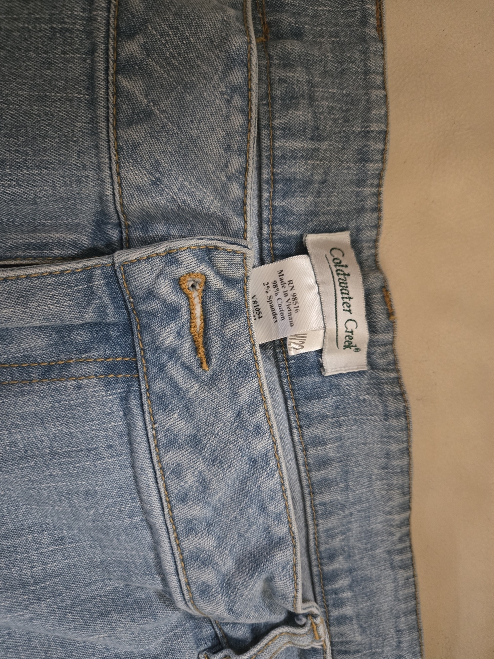 Coldwater Creek Light Blue Cropped Jeans